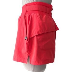NWOT Zella High Rise 4 Pocket Take A Hike Trail Shorts in  Red Cayenne  XS